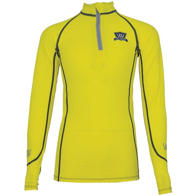Woof Wear Young Rider Pro Performance Shirt WA0005 - Sunshine Yellow